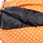Pelech pro psa ZIPPY 2v1 černý s oranžový puntík.jpg