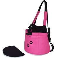 batoh na psa růžovočerný s tlapky no.3 1.jpg